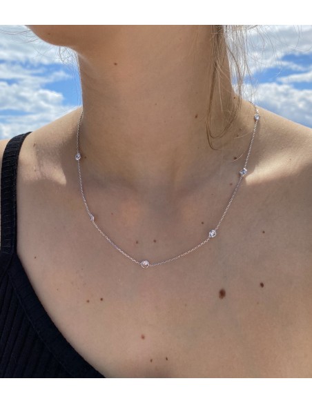 Collar con Piedras Circonitas