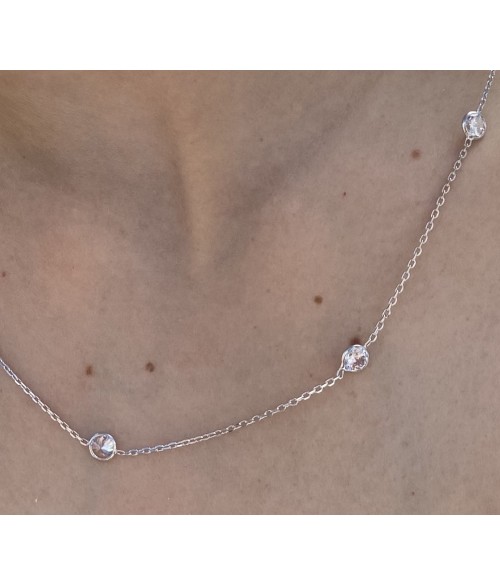 Collar con Piedras Circonitas