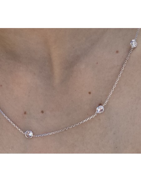 Collar con Piedras Circonitas