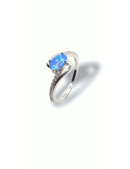 Anillo de Plata Ópalo