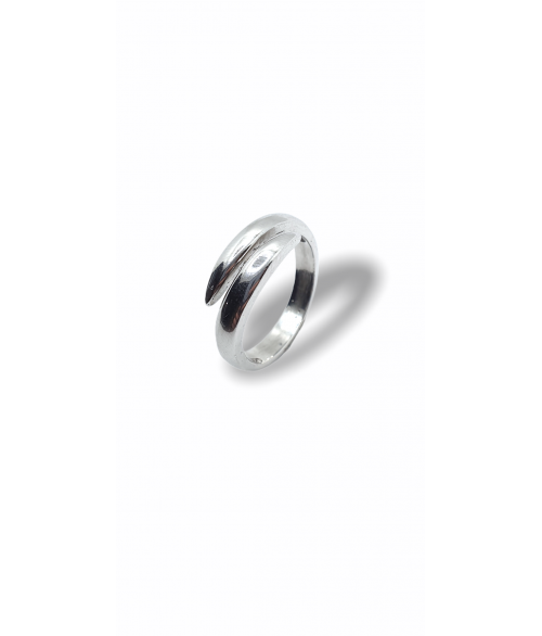 Anillo Doble Ajustable en Plata 1ª Ley