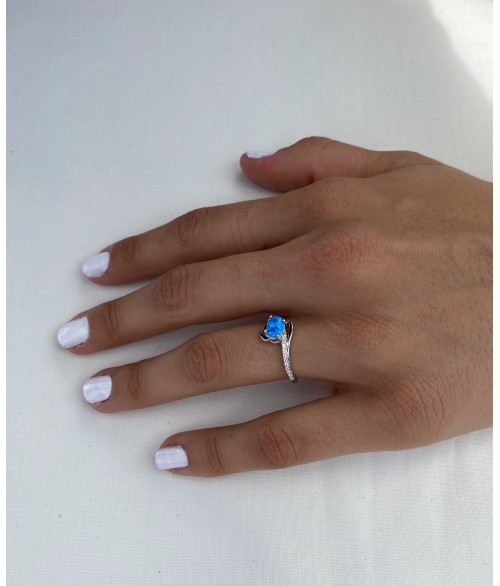 Anillo de Plata Ópalo