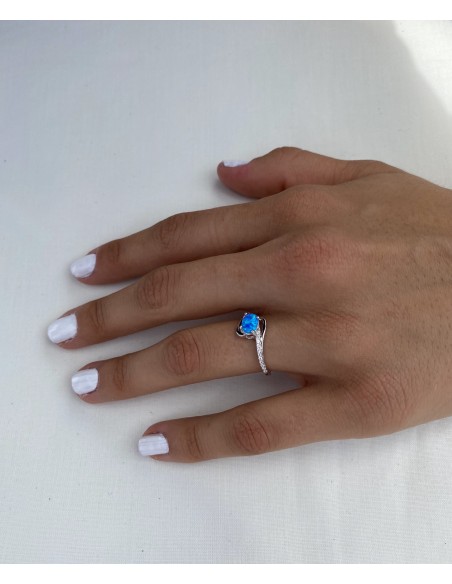 Anillo de Plata Ópalo