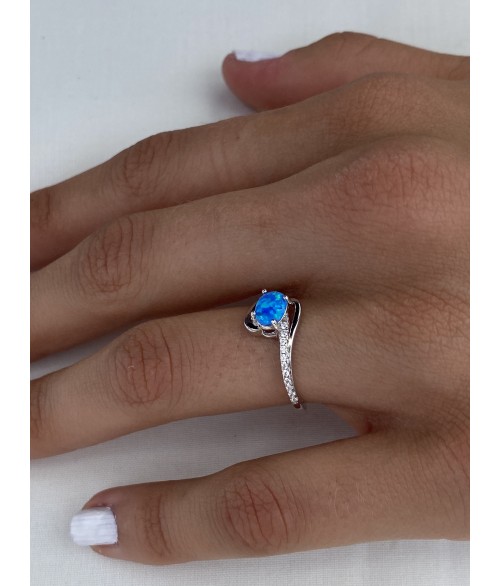 Anillo de Plata Ópalo