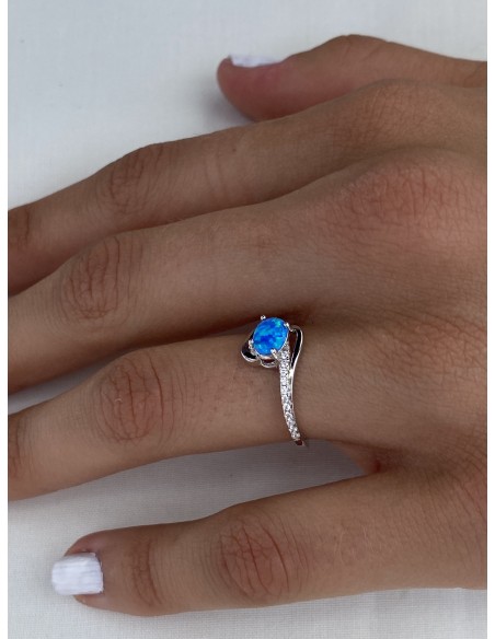 Anillo de Plata Ópalo
