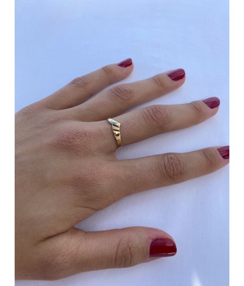 Anillo de Oro 18k Duna