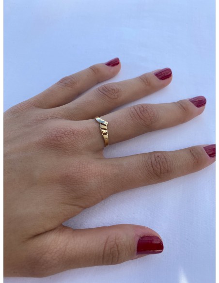 Anillo de Oro 18k Duna