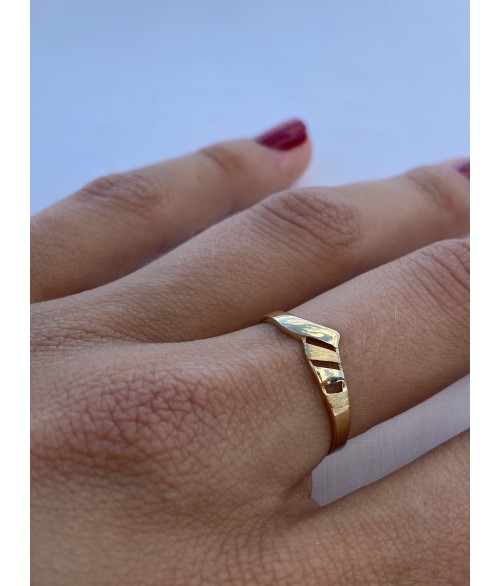 Anillo de Oro 18k Duna