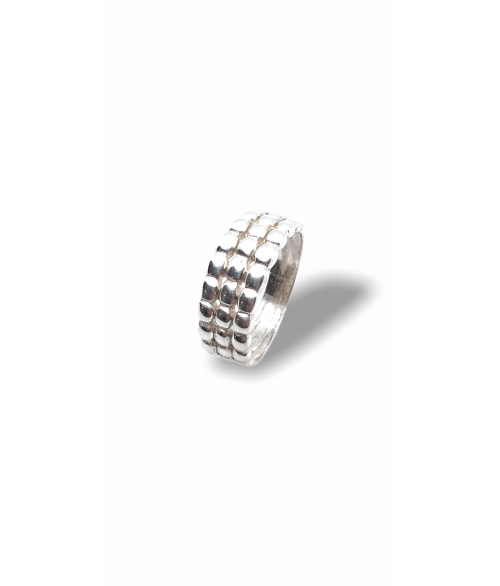 Anillo Bolas en Plata 1ª Ley