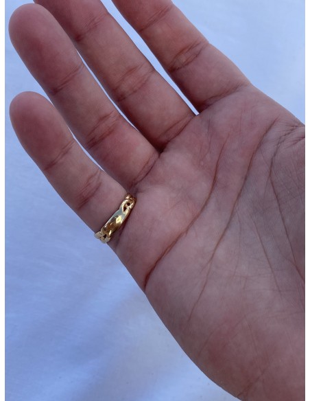 Anillo Cadena en Oro 18k