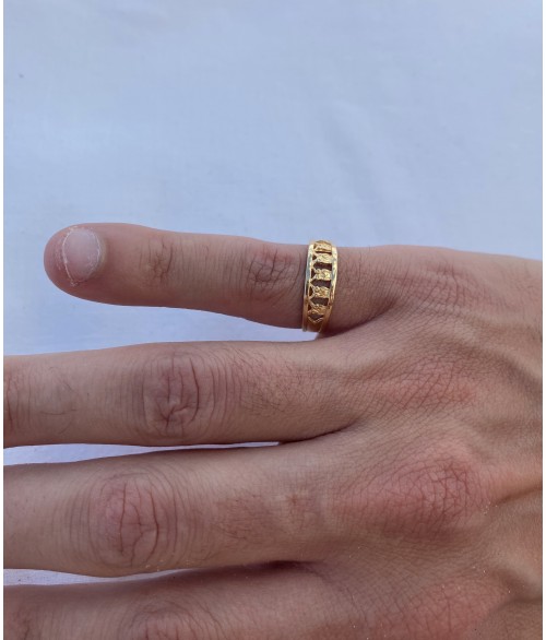 Anillo Búhos en Oro 18k