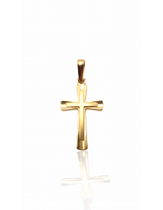 Cruz de Oro 18k Doble