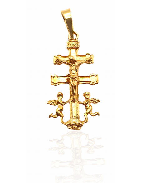 Cruz de Caravaca en Oro 18k