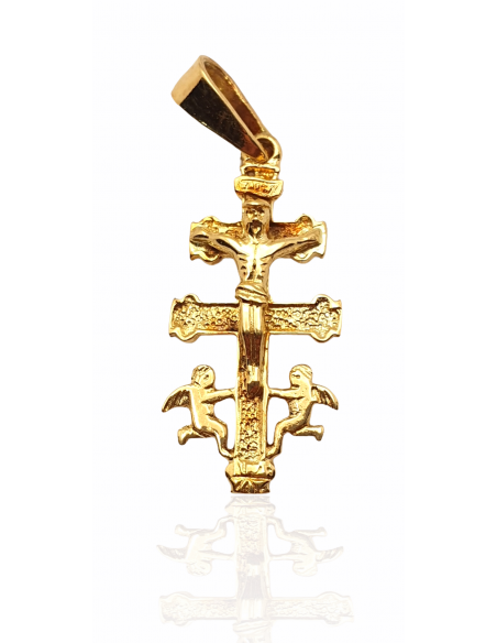 Cruz de Caravaca en Oro 18k