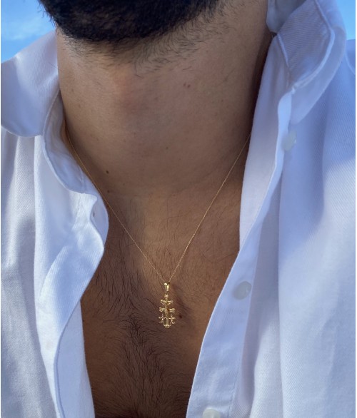 Cruz de Caravaca en Oro 18k