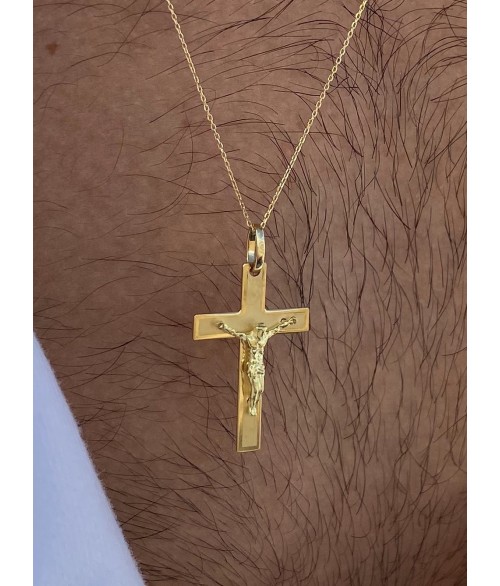 Cruz de Cristo en Oro 18k