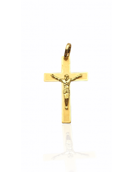 Cruz de Cristo en Oro 18k