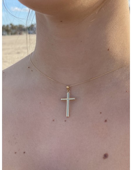 Cruz de Oro 18k Sencilla