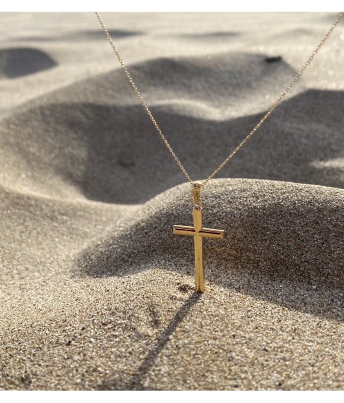 Cruz de Oro 18k Sencilla