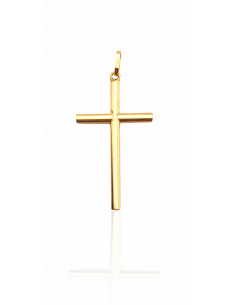 Cruz de Oro 18k Sencilla Larga