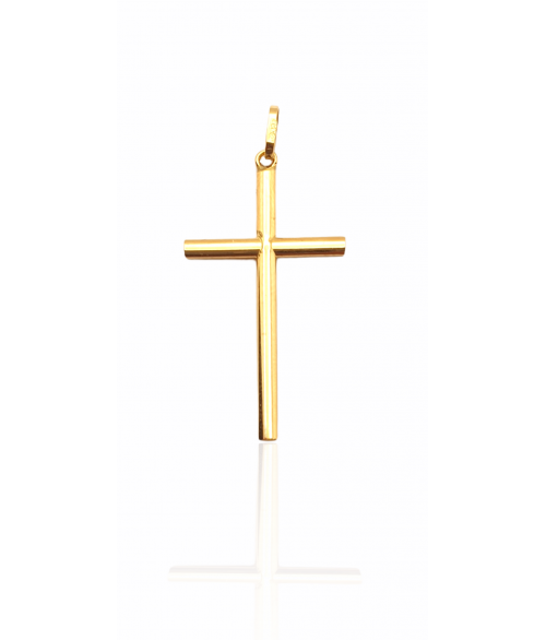 Cruz de Oro 18k Sencilla Larga