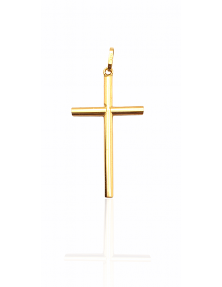 Cruz de Oro 18k Sencilla Larga