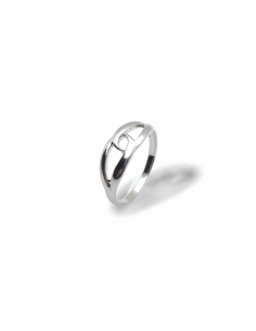 Anillo Lazo en Plata 1ª Ley