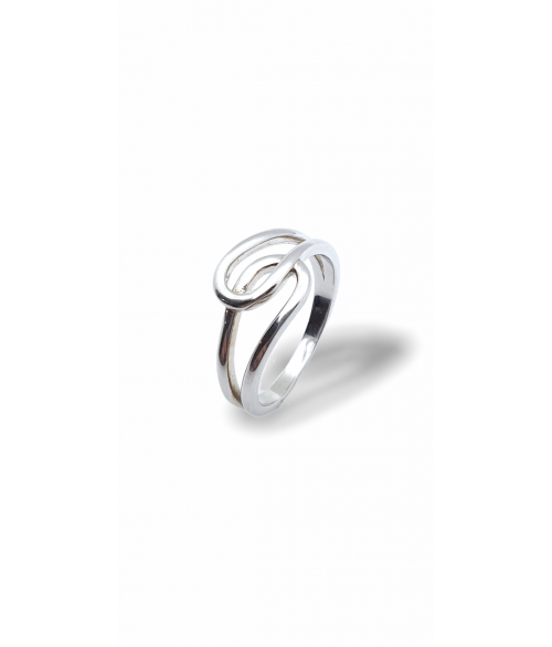 Anillo Dos Gotas en Plata 1ª ley
