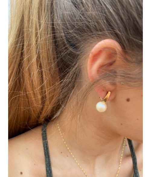 Pendientes de Perla en Oro 18k