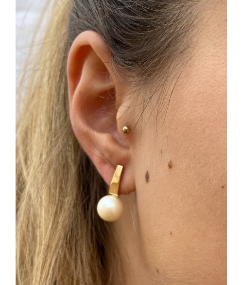 Pendientes de Perla en Oro 18k