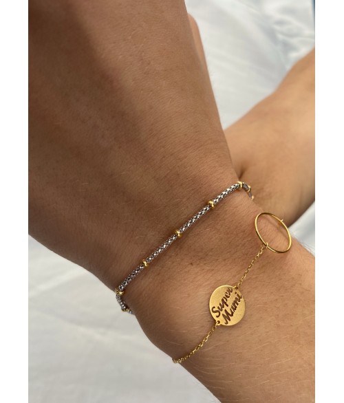 Pulsera SuperMami en Oro 18k