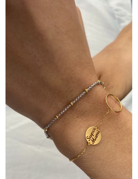 Pulsera SuperMami en Oro 18k