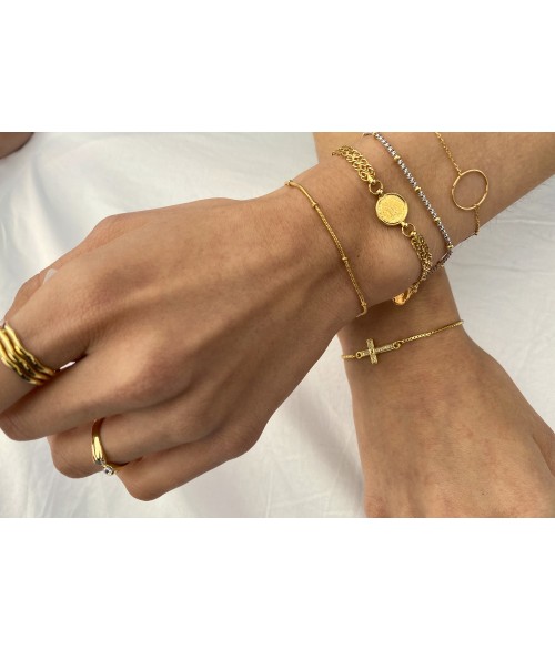 Pulsera SuperMami en Oro 18k