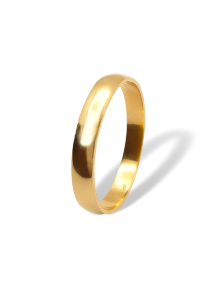 Alianza de Matrimonio Clasica en Oro 18k
