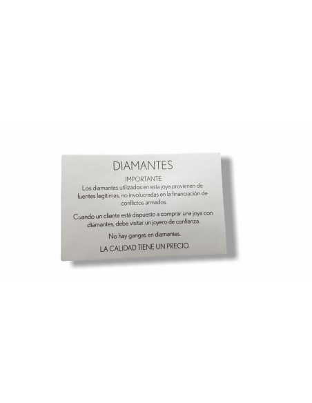 Anillo de Oro Blanco 18k con Diamante Solitario