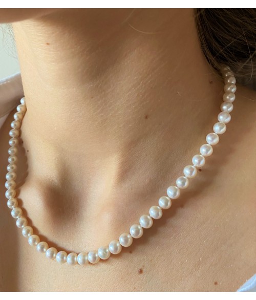 Collar de Perlas Naturales