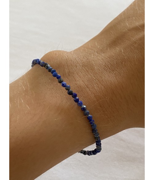 Pulsera piedra Lapislázuli personalizada