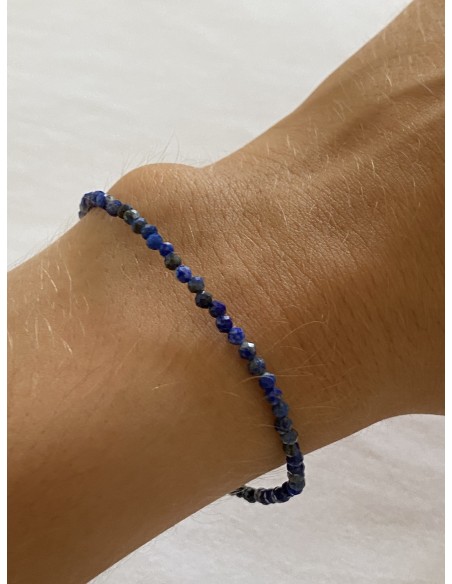 Pulsera piedra Lapislázuli personalizada
