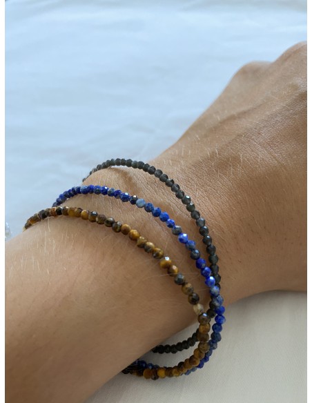 Pulsera piedra Lapislázuli personalizada