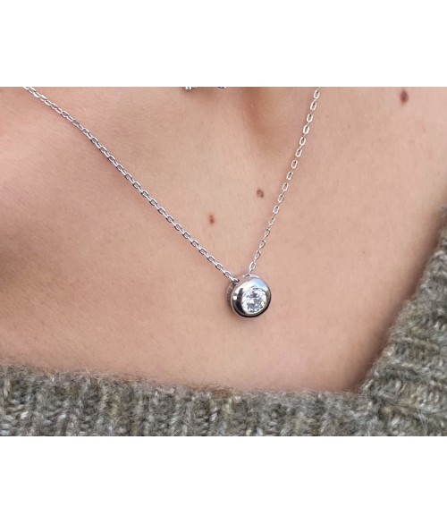 Colgante de Plata con Circonita
