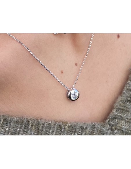 Colgante de Plata con Circonita