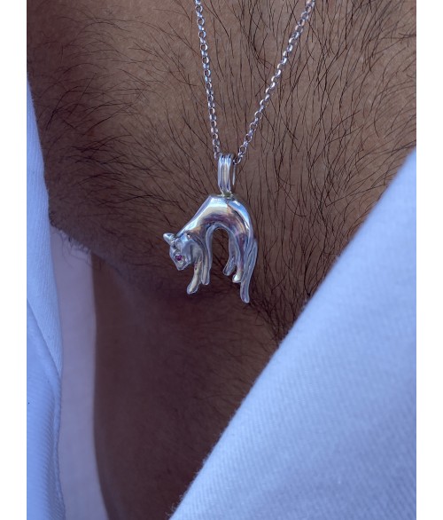 Colgante Pantera de Plata