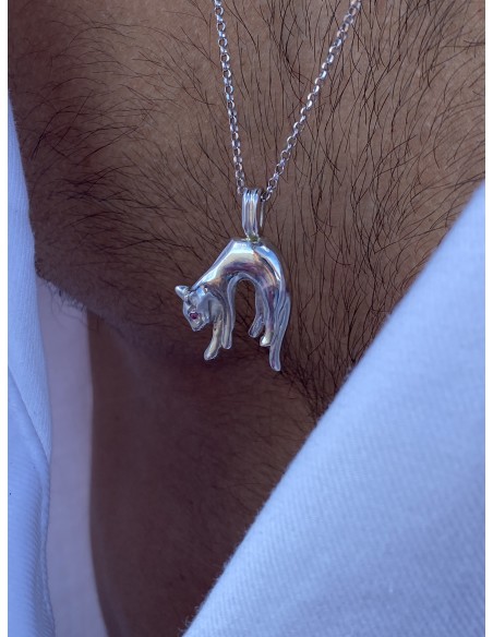 Colgante Pantera de Plata