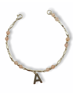 PULSERA CUARZO ROSA...