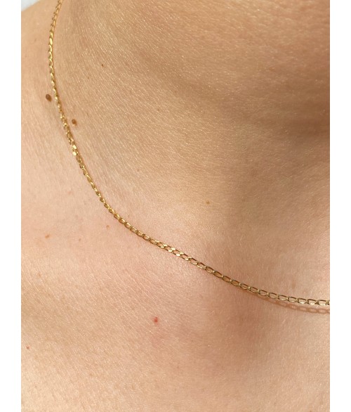 Cadena de Oro 18k Barbada