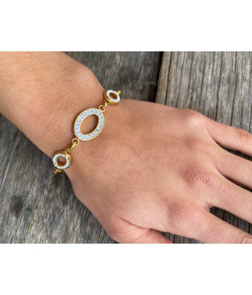 Pulsera Oval de Acero