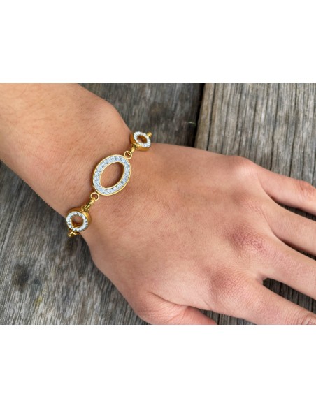 Pulsera Oval de Acero