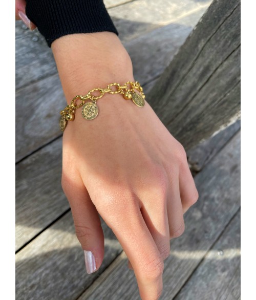 Pulsera Santos de Acero