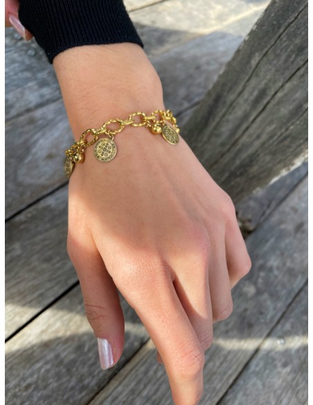 Pulsera Santos de Acero