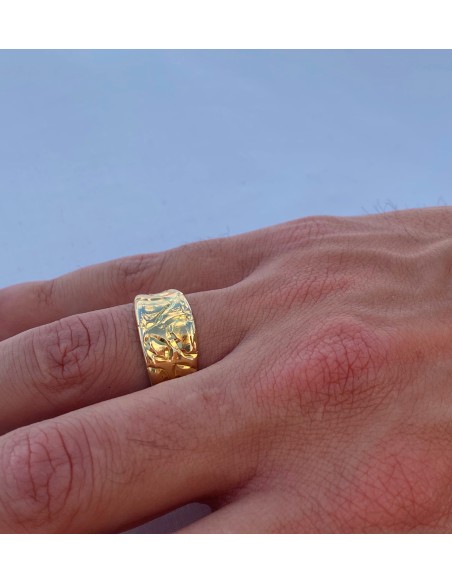 Anillo de Oro 18k Roma